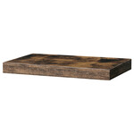 P-023 OLW - Polička nástenná 40 cm, MDF, dekor staré drevo, balené v ochrannej fólii
