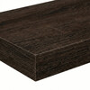 P-023 BK WAL - Polička nástenná 40 cm, MDF, 3D dekor wenge, balené v ochrannej fólii
