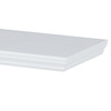 P-026 WT - Polička nástenná 120 cm, MDF, farba biela, balené v ochrannej fólii