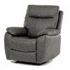 TV-4092 GREY3 - TV a relaxačné kreslo s manuálnym ovládaním, poťah šedá látka v dekore vintage
