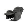 Polohovacie kreslo, sivá, látka, TV-4086 GREY2