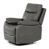 TV-4092 GREY3 - TV a relaxačné kreslo s manuálnym ovládaním, poťah šedá látka v dekore vintage