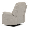 Polohovacie kreslo, béžová, látka, TV-4086 LAN2