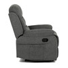 Polohovacie kreslo, sivá, látka, TV-4086 GREY2
