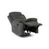 Polohovacie kreslo, sivá, látka, TV-4086 GREY2