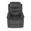 Polohovacie kreslo, sivá, látka, TV-4086 GREY2