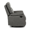 TV-4092 GREY3 - TV a relaxačné kreslo s manuálnym ovládaním, poťah šedá látka v dekore vintage