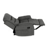 Polohovacie kreslo, sivá, látka, TV-4086 GREY2