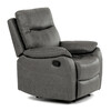 TV-4092 GREY3 - TV a relaxačné kreslo s manuálnym ovládaním, poťah šedá látka v dekore vintage
