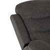 Polohovacie kreslo, sivá, látka, TV-4086 GREY2