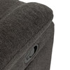 Polohovacie kreslo, sivá, látka, TV-4086 GREY2