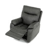 TV-4092 GREY3 - TV a relaxačné kreslo s manuálnym ovládaním, poťah šedá látka v dekore vintage