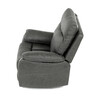 TV-4092 GREY3 - TV a relaxačné kreslo s manuálnym ovládaním, poťah šedá látka v dekore vintage