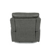 TV-4092 GREY3 - TV a relaxačné kreslo s manuálnym ovládaním, poťah šedá látka v dekore vintage