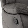TV-4092 GREY3 - TV a relaxačné kreslo s manuálnym ovládaním, poťah šedá látka v dekore vintage