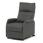 TV-5482 GREY2 - Kreslo polohovacie, eletrické, šedá látka.