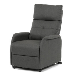 TV-5482 GREY2 - Kreslo polohovacie, eletrické, šedá látka.