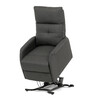 TV-5482 GREY2 - Kreslo polohovacie, eletrické, šedá látka.