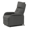 TV-5482 GREY2 - Kreslo polohovacie, eletrické, šedá látka.