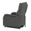 TV-5482 GREY2 - Kreslo polohovacie, eletrické, šedá látka.