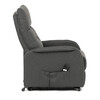 TV-5482 GREY2 - Kreslo polohovacie, eletrické, šedá látka.