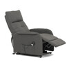 TV-5482 GREY2 - Kreslo polohovacie, eletrické, šedá látka.
