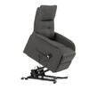 TV-5482 GREY2 - Kreslo polohovacie, eletrické, šedá látka.