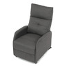 TV-5482 GREY2 - Kreslo polohovacie, eletrické, šedá látka.