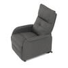 TV-5482 GREY2 - Kreslo polohovacie, eletrické, šedá látka.