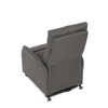 TV-5482 GREY2 - Kreslo polohovacie, eletrické, šedá látka.