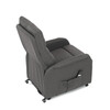 TV-5482 GREY2 - Kreslo polohovacie, eletrické, šedá látka.