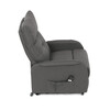 TV-5482 GREY2 - Kreslo polohovacie, eletrické, šedá látka.