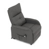 TV-5482 GREY2 - Kreslo polohovacie, eletrické, šedá látka.