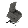TV-5482 GREY2 - Kreslo polohovacie, eletrické, šedá látka.