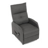 TV-5482 GREY2 - Kreslo polohovacie, eletrické, šedá látka.