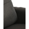 TV-5482 GREY2 - Kreslo polohovacie, eletrické, šedá látka.