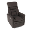 TV-925 BR2 - TV a relaxačné kreslo s elektrickým ovládaním, poťah hnedá látka
