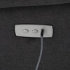 TV-925 BR2 - TV a relaxačné kreslo s elektrickým ovládaním, poťah hnedá látka