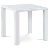 AT-3005 WT - Jedálenský stôl 80x80x76 cm, vysoký lesk biely