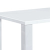 AT-3008 WT - Jedálenský stôl 160x90x76 cm, vysoký lesk biely