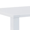AT-3007 WT - Jedálenský stôl 135x80x76 cm, vysoký lesk biely
