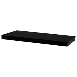 P-001 BK (WAL) - Polička nástenná 60 cm, MDF, 3D dekor wenge, balené v ochrannej fólii