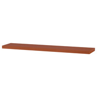 P-002 TR - Nástěnná polička 120cm, barva třešeň. Baleno v ochranné fólii.
