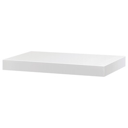 P-023 WT2 - Polička nástenná 40 cm, MDF, farba biely mat, balené v ochrannej fólii