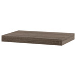 P-023 SON2 - Polička nástenná 40 cm, MDF, 3D dekor dub sonoma dark, balené v ochrannej fólii