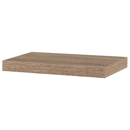 P-023 SON1 - Polička nástenná 40 cm, MDF, 3D dekor dub sonoma, balené v ochrannej fólii