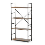 Regál, mdf, hnedá, GD-224 OLW