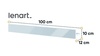 Lenart Concept Pre vnútorné police 100 cm biela lesk (CP-15)
