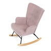 Hojdacie kreslo, ružová, látka, AK-371 PINK2