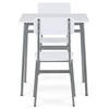 Jedálenský set s 2 stoličkami, 70x70x76cm, mdf AUT-O2122 WT